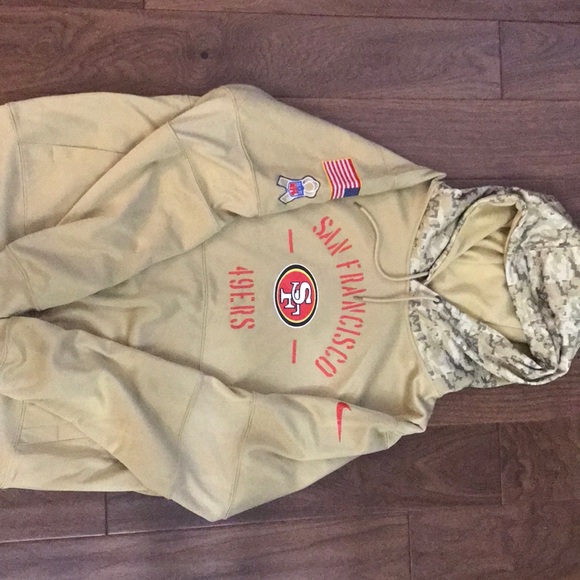 49ers salute to service hoodie